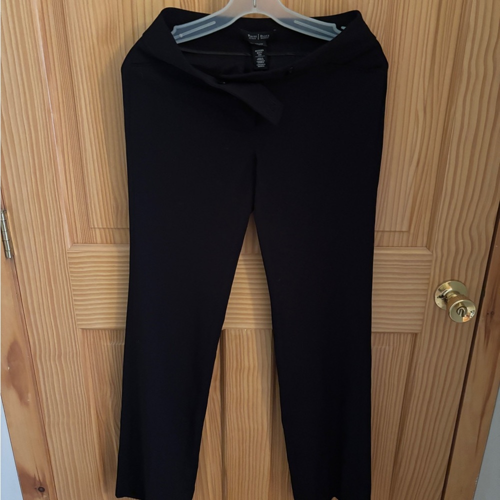 White House Black Market Black Flare Pants